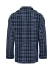Mc Earl Pyjamashirt in marine hellblau - 0001
