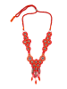 IZIA Halskette in Orange Mehrfarbig