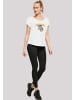 F4NT4STIC Long Cut T-Shirt Harry Potter Hufflepuff Sport Emblem in weiß