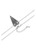 faina Necklace in Silver Black