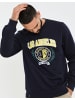 Threadbare Sweatshirt THB Fleece Crew Ocean in Navy