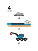 Brio Brio Aktionsspiel Containerschiff mit Kranwagen in bunt
