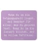 Mr. & Mrs. Panda Maus Pad Spruch Freude und Vertrauen mit Spruch in Lavendeltraum