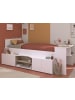 Parisot Hochbett Jugendzimmer Bett 90x200 mit Schreibtisch und Stauraum