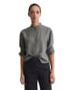 Marc O'Polo Bluse relaxed cropped in Warm Granite Melange