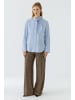 Oui Schluppenbluse in blue white