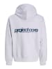 Jack & Jones Kapuzenpullover in White Melange
