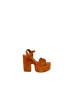 Guess Braun Wildleder High-Heel-Pumps