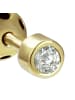 GoldDream Ohrringe Gold 333 Gelbgold - 8 Karat Zirkonia Ohrstecker