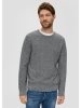 s.Oliver Strickpullover langarm in Grau-schwarz