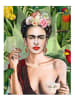 Juniqe Duschvorhang "Frida Con Amigos" in Grün & Rot