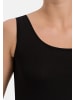 Hanro Unterhemd / Top Soft Touch in Schwarz