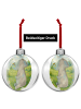 Mr. & Mrs. Panda Weihnachtshänger Elefant Biene Design ohne Spruch in Weiß
