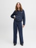 JJXX Wide fit jeans in Dark Blue Denim
