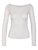 Noisy may Bluse in White Melange1
