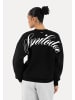 SMILODOX Unisex Oversize Sweatshirt Feyd in Schwarz