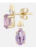 Diamant L'éternel Ohrringe aus 375 Gelbgold mit Amethyst