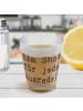 Mr. & Mrs. Panda Schnapsglas Spruch Schnapsglas Ausrede mit Spruch in Transparent