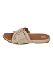 fitflop Pantoletten GRACIE MAXI-BUCKLE LEATHER SLIDES in natur