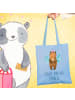 Mr. & Mrs. Panda Tasche Bär Zahnfee mit Spruch in Sky Blue