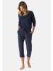 Schiesser Schlafanzug Hose Mix & Relax in Blau