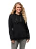 Ulla Popken Sweatshirt in schwarz