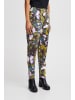 ICHI IHKATE PRINT PA20 Regular fit in Green Moss multi aop
