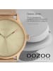 Oozoo Analog-Armbanduhr Oozoo Timepieces rosegold groß (ca. 45mm)
