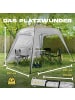 Where Tomorrow Pop Up Pavillon Gartenzelt Hellgrau  grau