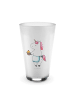 Mr. & Mrs. Panda Glas Einhorn Muffin ohne Spruch in Transparent