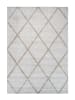Kurzflor Teppich Lucia 210 in Elfenbein Taupe