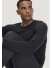 Hessnatur Hessnatur Longsleeve PURE FUNCTION aus Bio-Merinowolle und Seide in schwarz