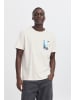 BLEND Rundhalsshirt BHJEM in weiß