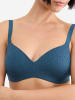 Sloggi T-Shirt-BH Blue ZERO Feel Bliss THE UP in SMOKY BLUE
