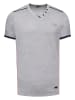 Rusty Neal Herren Biker T-Shirt – Vintage Oxid Washed – V-Neck Regular Fit in Grau