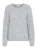 b. young BYMILLER JUMPER - loose fit in Mid Grey Melange