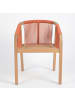 home24 home24 Gartenstuhl 2er-Set aus geöltem Akazien-Massivholz & Polyester - 58 x 77 x 62 cm in Terracotta