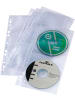 Durable CD/DVD Cover light S für A4-Ablage mit Universallochung Packung mit 5 ...