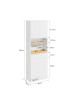 SoBuy Badschrank in Reinweiß - (W) 30 x (H) 180 x (L) 60 cm