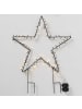 AltoBelli Gartenstab GRACE Stern GROSS mit LED-Licht 78x60 cm