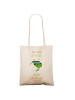 Mr. & Mrs. Panda Tasche Kiwi Neuseeland mit Spruch in Creme