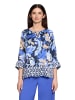 Betty Barclay Schlupfbluse mit Blumenprint in Dunkelblau/Blau