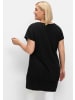 sheego Longshirt in schwarz