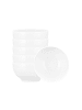 Seltmann Weiden 6er Set Café au lait Schalen Amina ø 12,9 cm in Weiß
