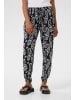 Kaffe Hose KApais Regular fit in Black / Chalk Paisley