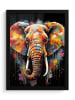 OnlyWow Poster mit Leiste Elefant