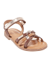 Les Tropéziennes par M Belarbi Badalia Kindersandalen aus Leder Braun