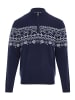 Threadbare Pullover THB Xmas Jumper Colorado in Navy / Ecru Twist