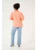 KAFFE curve Langarm-Bluse KCvitana in Peach Nectar