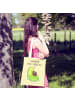 Mr. & Mrs. Panda Einkaufstasche Avocado Schwangerschaft mit Spruch in Gelb Pastell